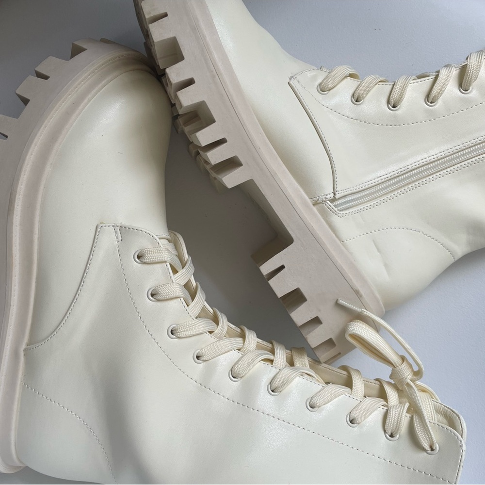 Public desire ecru boots